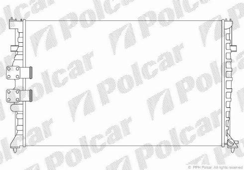 Polcar 574608A7 - Radiators, Motora dzesēšanas sistēma ps1.lv