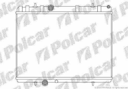 Polcar 5748085X - Radiators, Motora dzesēšanas sistēma ps1.lv