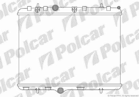 Polcar 574808A1 - Radiators, Motora dzesēšanas sistēma ps1.lv