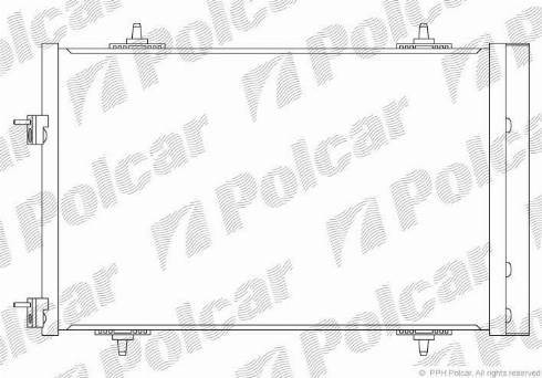 Polcar 5748K84X - Kondensators, Gaisa kond. sistēma ps1.lv