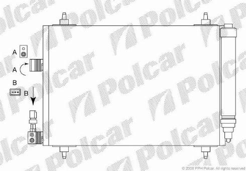 Polcar 5748K81X - Kondensators, Gaisa kond. sistēma ps1.lv