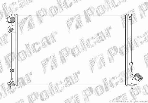 Polcar 574708-1 - Radiators, Motora dzesēšanas sistēma ps1.lv