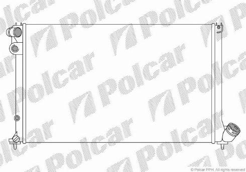 Polcar 574708A2 - Radiators, Motora dzesēšanas sistēma ps1.lv