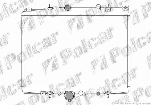 Polcar 576608-1 - Radiators, Motora dzesēšanas sistēma ps1.lv