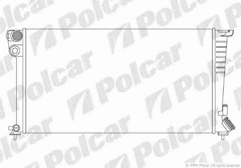 Polcar 570908-1 - Radiators, Motora dzesēšanas sistēma ps1.lv