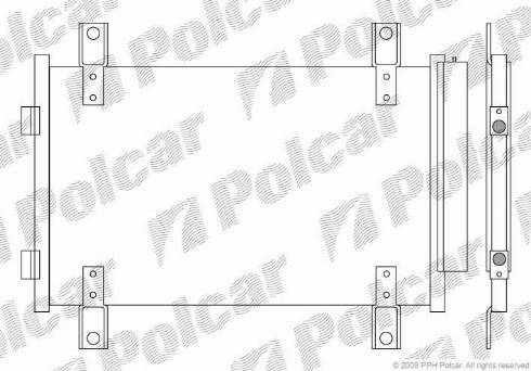 Polcar 5704K81X - Kondensators, Gaisa kond. sistēma ps1.lv