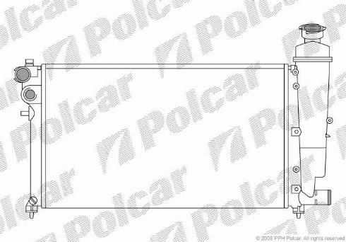 Polcar 570608-5 - Radiators, Motora dzesēšanas sistēma ps1.lv