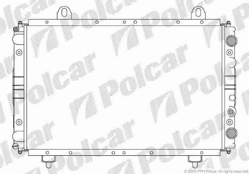 Polcar 5701085X - Radiators, Motora dzesēšanas sistēma ps1.lv