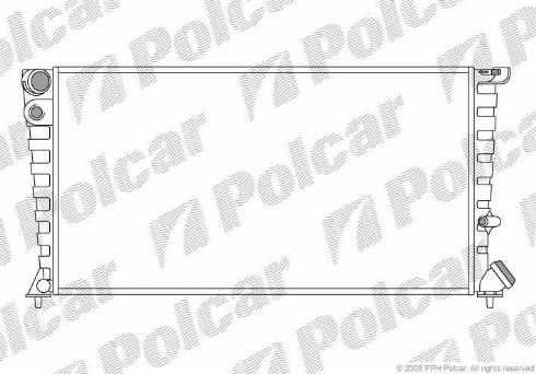 Polcar 5708082X - Radiators, Motora dzesēšanas sistēma ps1.lv