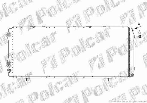 Polcar 570208-4 - Radiators, Motora dzesēšanas sistēma ps1.lv