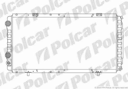 Polcar 570208A2 - Radiators, Motora dzesēšanas sistēma ps1.lv