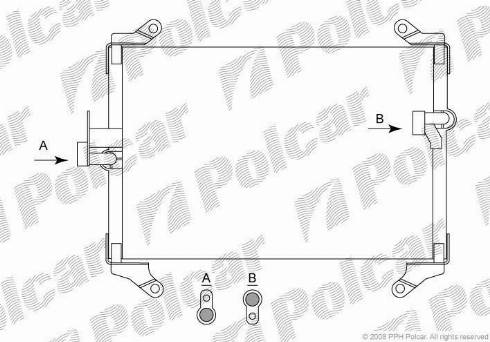 Polcar 5702K81X - Kondensators, Gaisa kond. sistēma ps1.lv