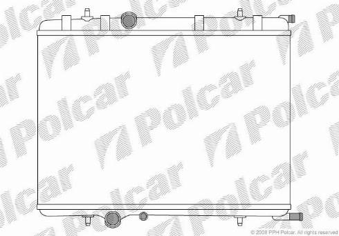 Polcar 5710085X - Radiators, Motora dzesēšanas sistēma ps1.lv