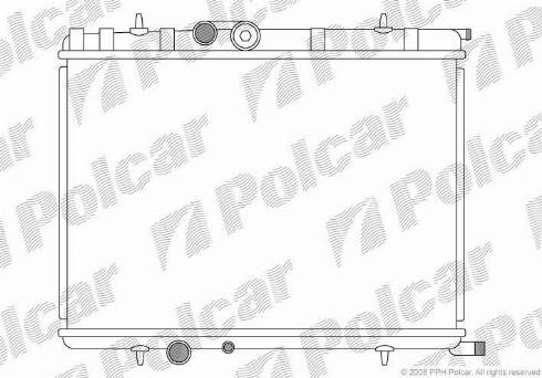 Polcar 571008-5 - Radiators, Motora dzesēšanas sistēma ps1.lv