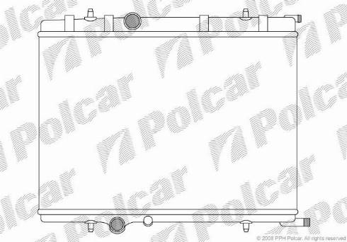 Polcar 571008-6 - Radiators, Motora dzesēšanas sistēma ps1.lv