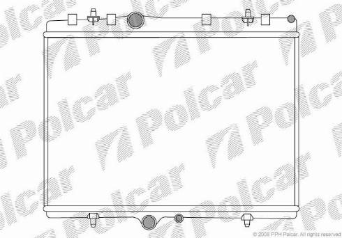 Polcar 5710083X - Radiators, Motora dzesēšanas sistēma ps1.lv