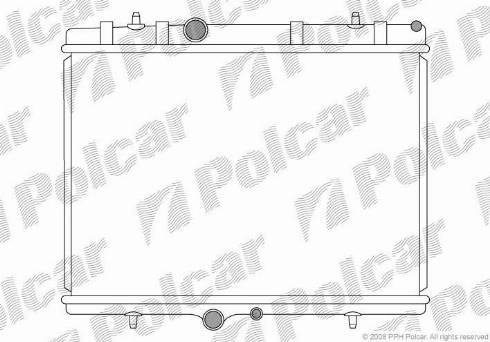 Polcar 571008-3 - Radiators, Motora dzesēšanas sistēma ps1.lv