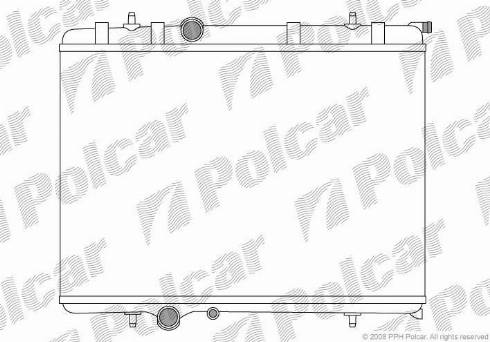 Polcar 5710087X - Radiators, Motora dzesēšanas sistēma ps1.lv