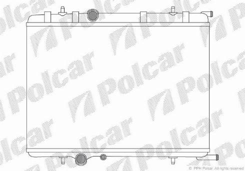 Polcar 571008A5 - Radiators, Motora dzesēšanas sistēma ps1.lv