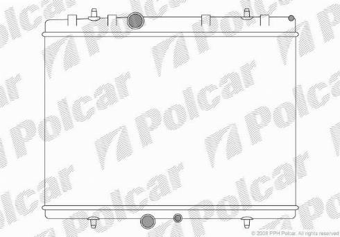 Polcar 571008A3 - Radiators, Motora dzesēšanas sistēma ps1.lv