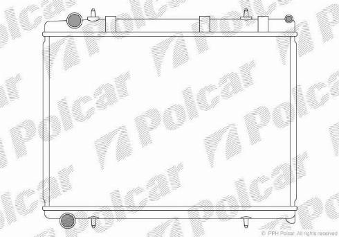 Polcar 571108-1 - Radiators, Motora dzesēšanas sistēma ps1.lv