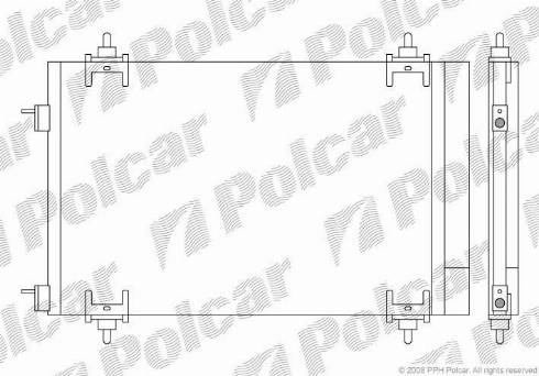 Polcar 5711K81X - Kondensators, Gaisa kond. sistēma ps1.lv