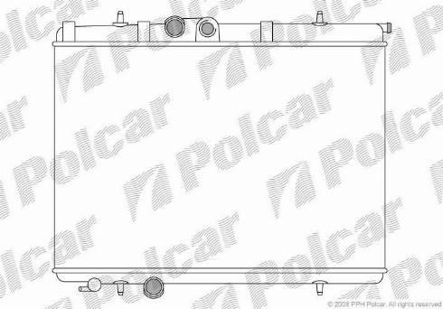 Polcar 5723088X - Radiators, Motora dzesēšanas sistēma ps1.lv