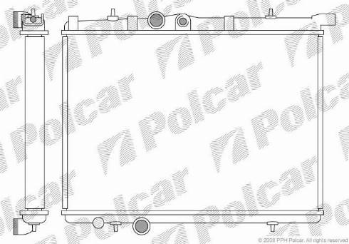 Polcar 572308A2 - Radiators, Motora dzesēšanas sistēma ps1.lv