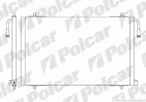 Polcar 5723K81X - Kondensators, Gaisa kond. sistēma ps1.lv