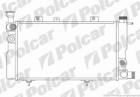 Polcar 572208A1 - Radiators, Motora dzesēšanas sistēma ps1.lv