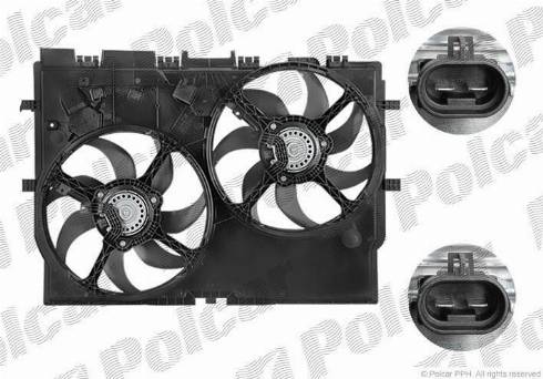 Polcar 577023W1X - Ventilators, Motora dzesēšanas sistēma ps1.lv