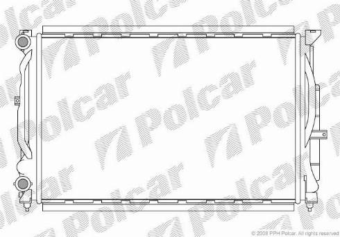 Polcar 692508-1 - Radiators, Motora dzesēšanas sistēma ps1.lv