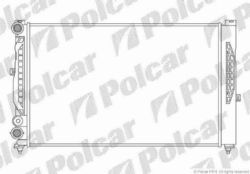 Polcar 692508B1 - Radiators, Motora dzesēšanas sistēma ps1.lv