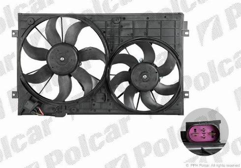 Polcar 692223W1-Q - Ventilators, Motora dzesēšanas sistēma ps1.lv