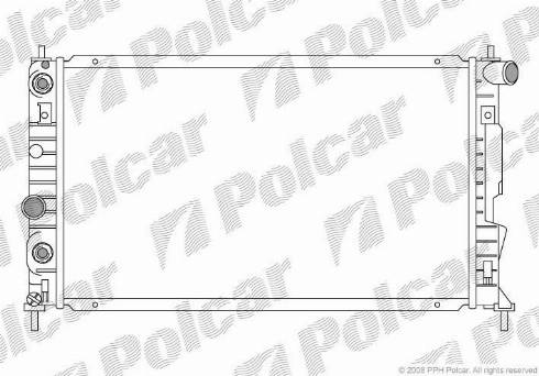 Polcar 652308-3 - Radiators, Motora dzesēšanas sistēma ps1.lv