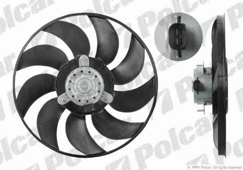 Polcar 604123U4X - Ventilators, Motora dzesēšanas sistēma ps1.lv