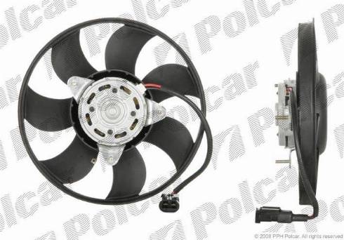 Polcar 604123U1X - Ventilators, Motora dzesēšanas sistēma ps1.lv