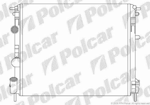 Polcar 606008-6 - Radiators, Motora dzesēšanas sistēma ps1.lv