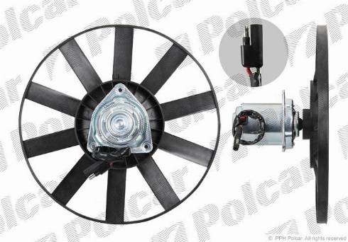 Polcar 600623U1 - Ventilators, Motora dzesēšanas sistēma ps1.lv