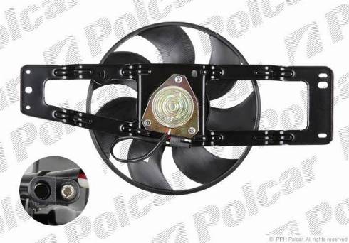 Polcar 600323W1 - Ventilators, Motora dzesēšanas sistēma ps1.lv