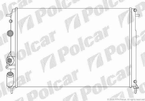 Polcar 600708-5 - Radiators, Motora dzesēšanas sistēma ps1.lv