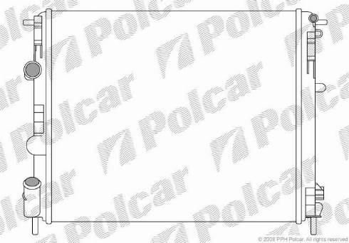 Polcar 601508A5 - Radiators, Motora dzesēšanas sistēma ps1.lv