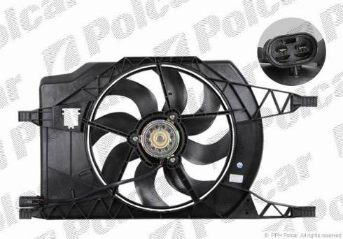 Polcar 603723W2 - Ventilators, Motora dzesēšanas sistēma ps1.lv