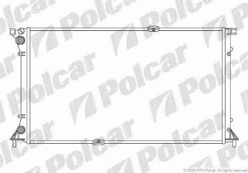 Polcar 602608-4 - Radiators, Motora dzesēšanas sistēma ps1.lv