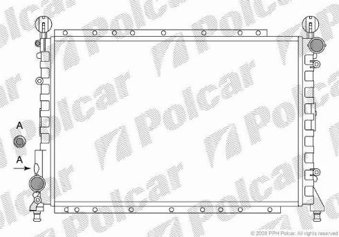 Polcar 140208A1 - Radiators, Motora dzesēšanas sistēma ps1.lv