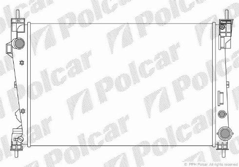 Polcar 1421081X - Radiators, Motora dzesēšanas sistēma ps1.lv