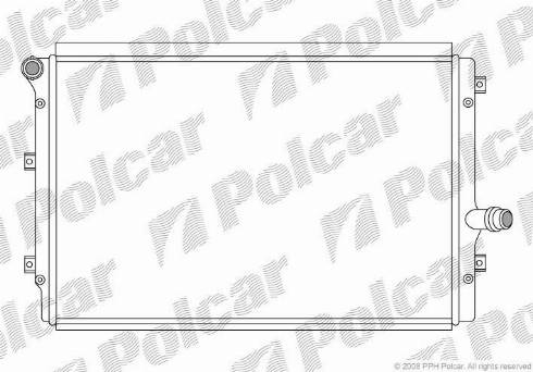 Polcar 133108-4 - Radiators, Motora dzesēšanas sistēma ps1.lv