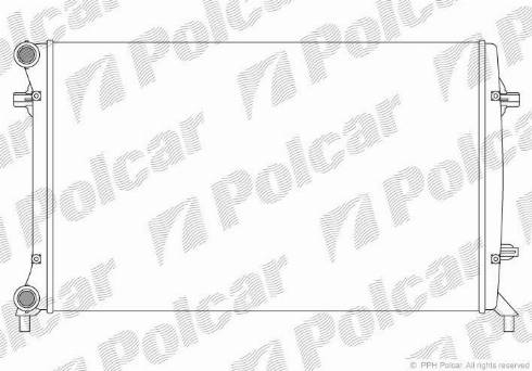 Polcar 1331085X - Radiators, Motora dzesēšanas sistēma ps1.lv