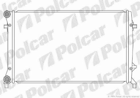 Polcar 133108-5 - Radiators, Motora dzesēšanas sistēma ps1.lv