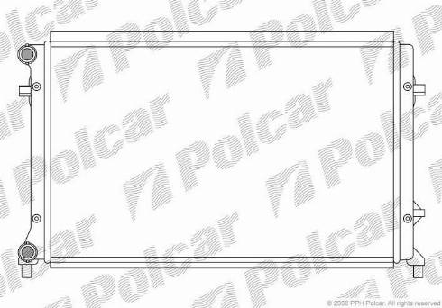 Polcar 133108-3 - Radiators, Motora dzesēšanas sistēma ps1.lv